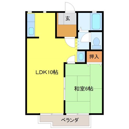 鈴木ハイツ（我孫子）の物件間取画像